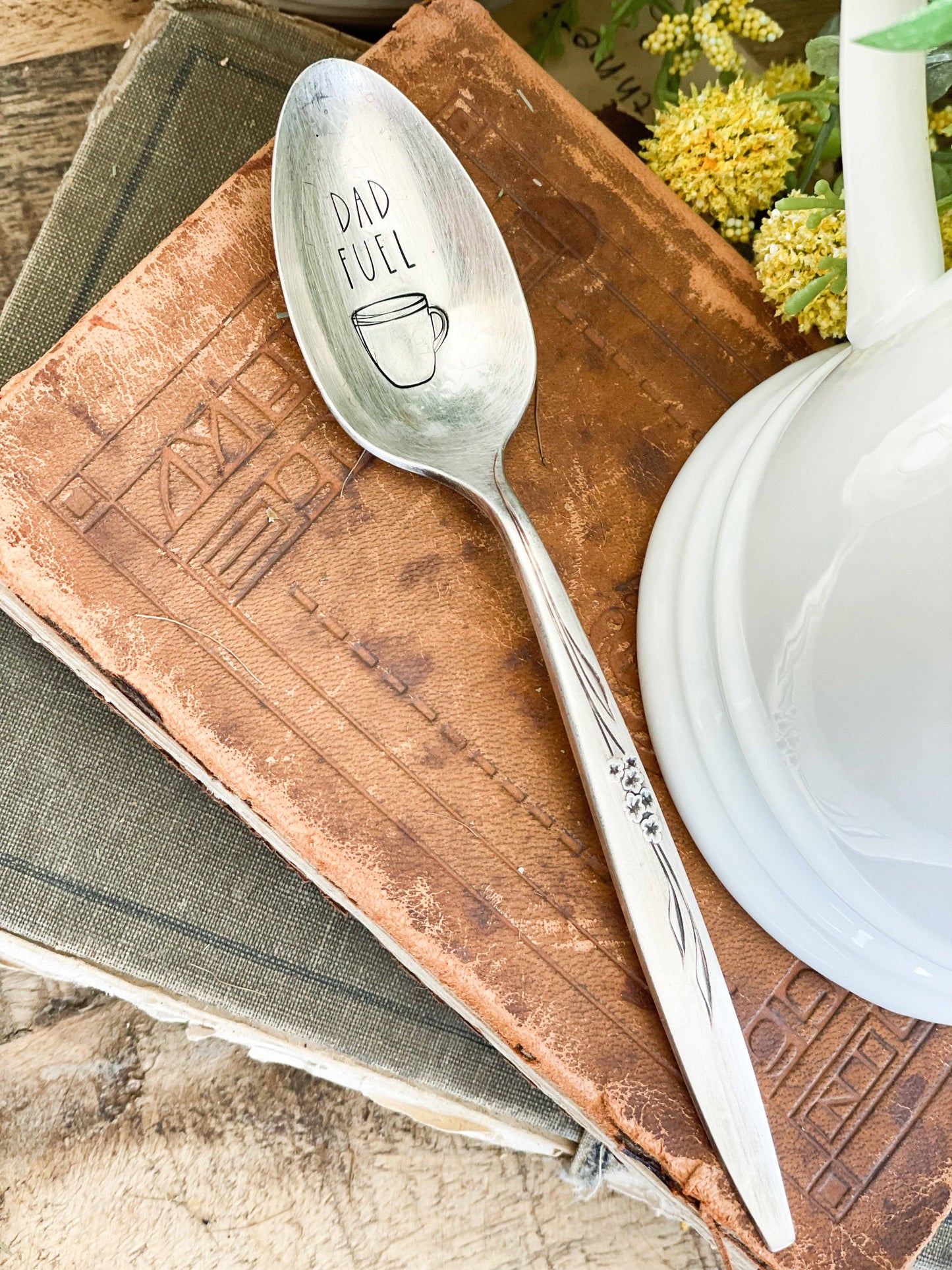 Dad Fuel Vintage Stamped Spoon