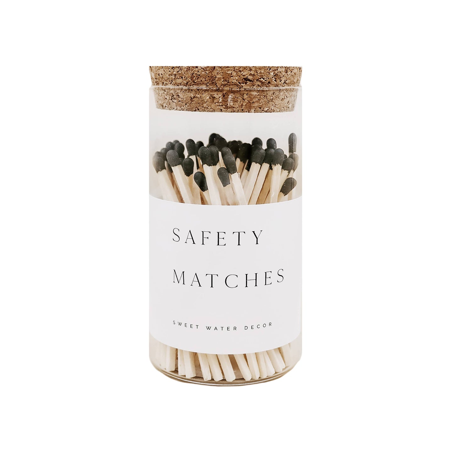 Medium Hearth Matches, Black Tip