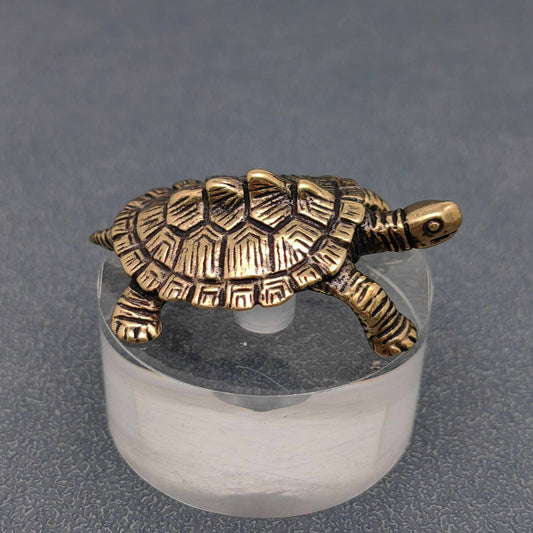 Brass Turtle Desktop Decor