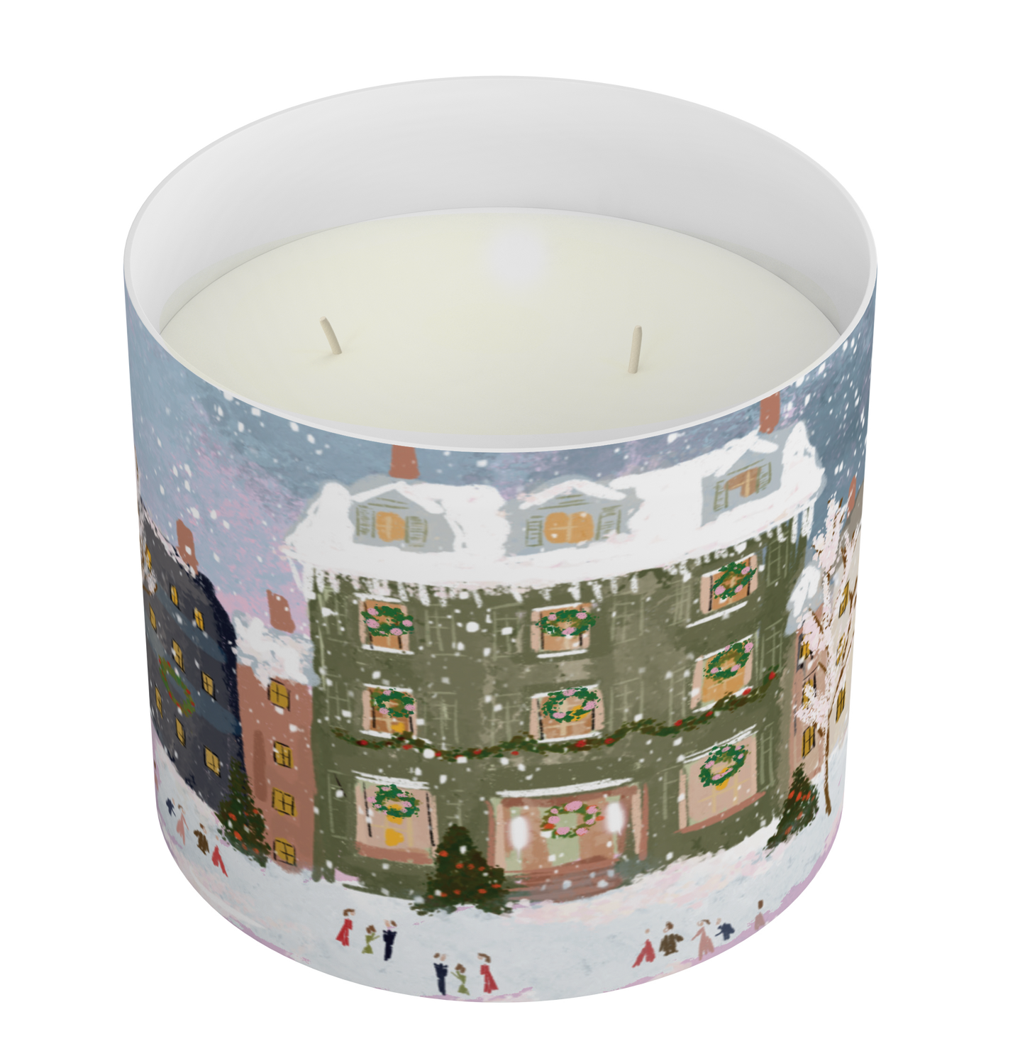 Joyeux Noel | Hand Illustrated Soy Candle | Double Wick