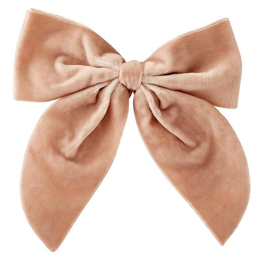 Velvet Bow Napkin Ties - Blush