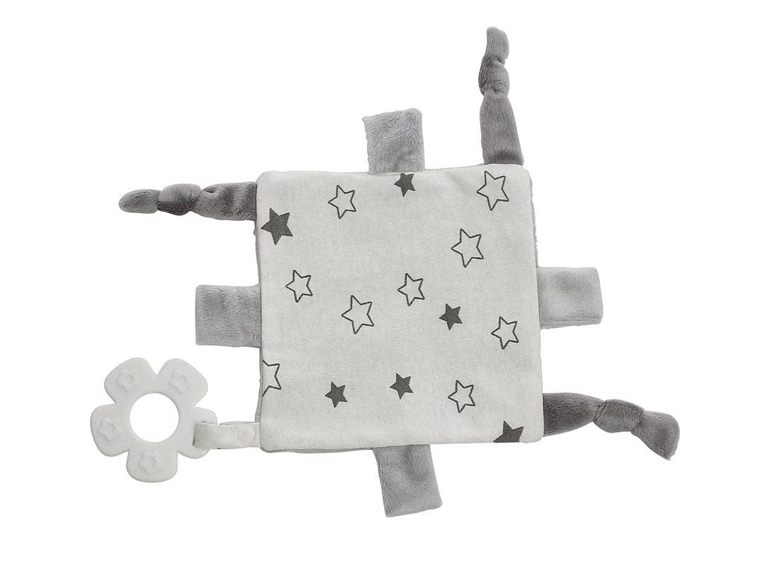 Gray Stars Crinkle Blankie