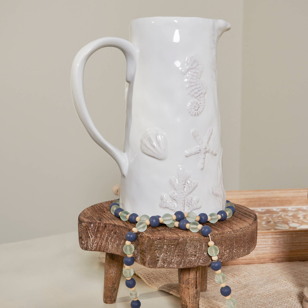 Wellcome Pitcher Embossed Beach Pitcher – The Southern Welcome
