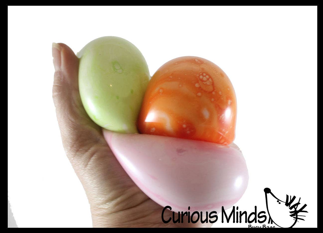 1 Easter Egg Soft Squishy Doh Ball - Marbled Egg Shaped