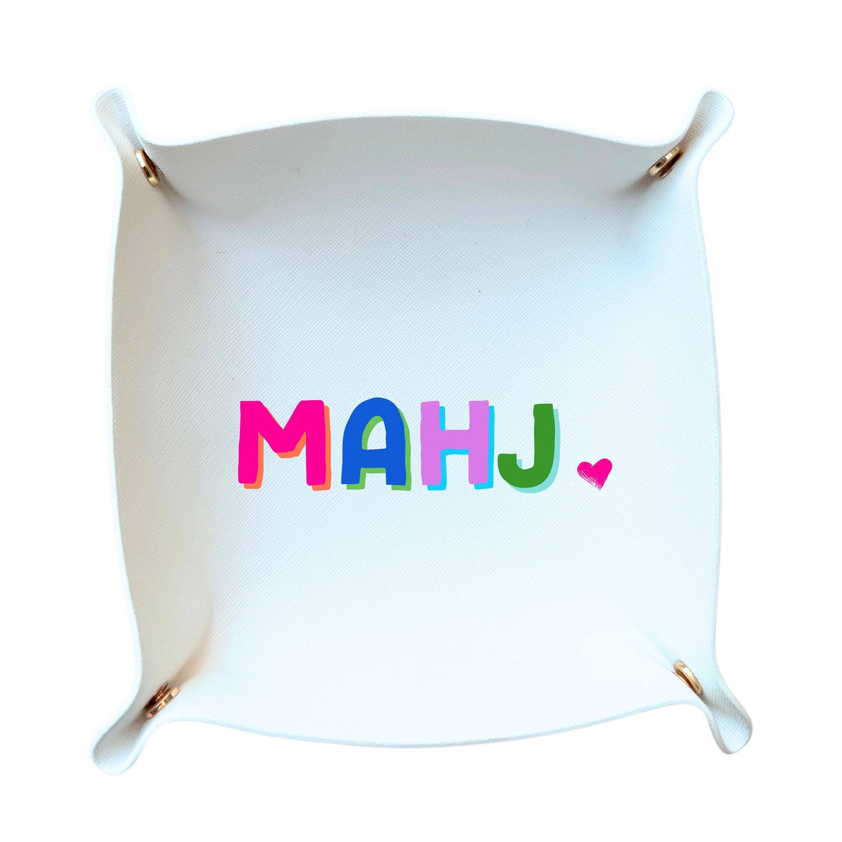 Mahjong gift colorful MAHJ catchall tray