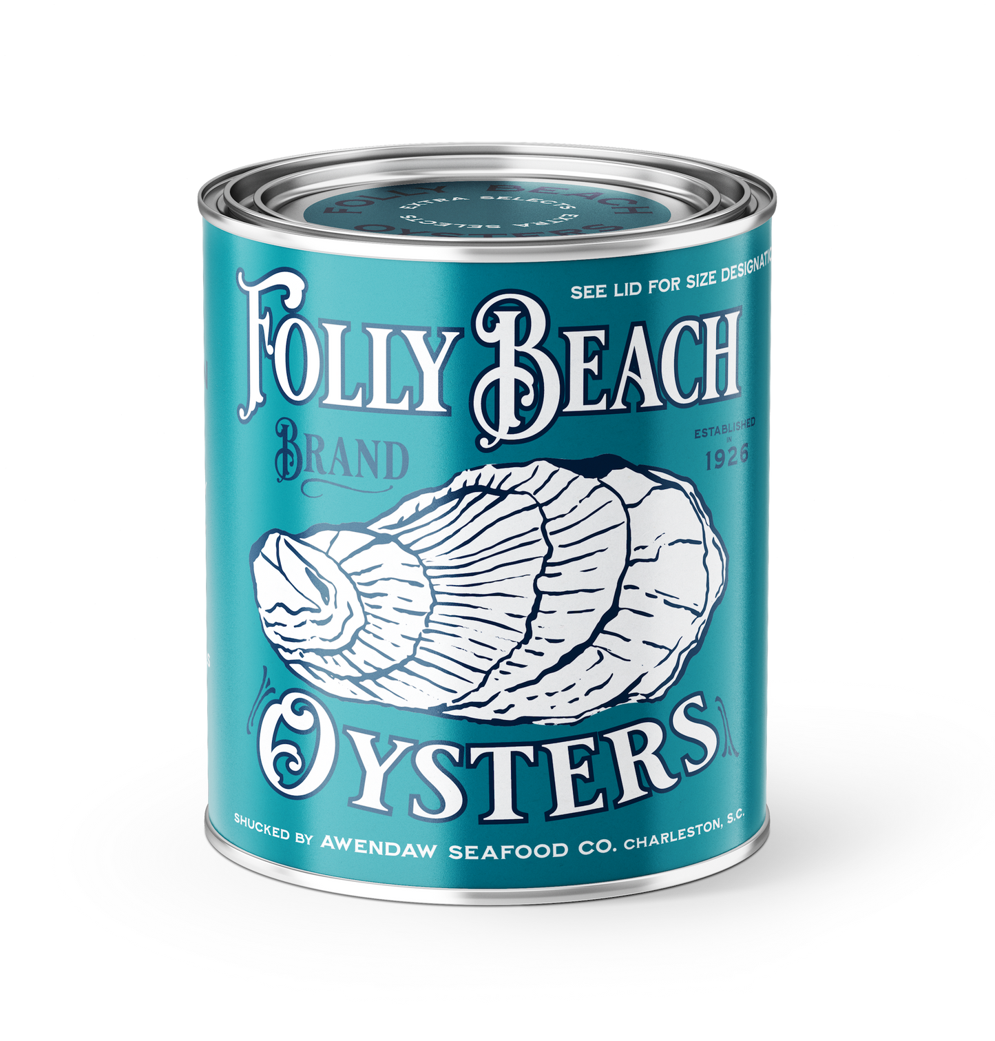 Folly Beach Oysters candle 