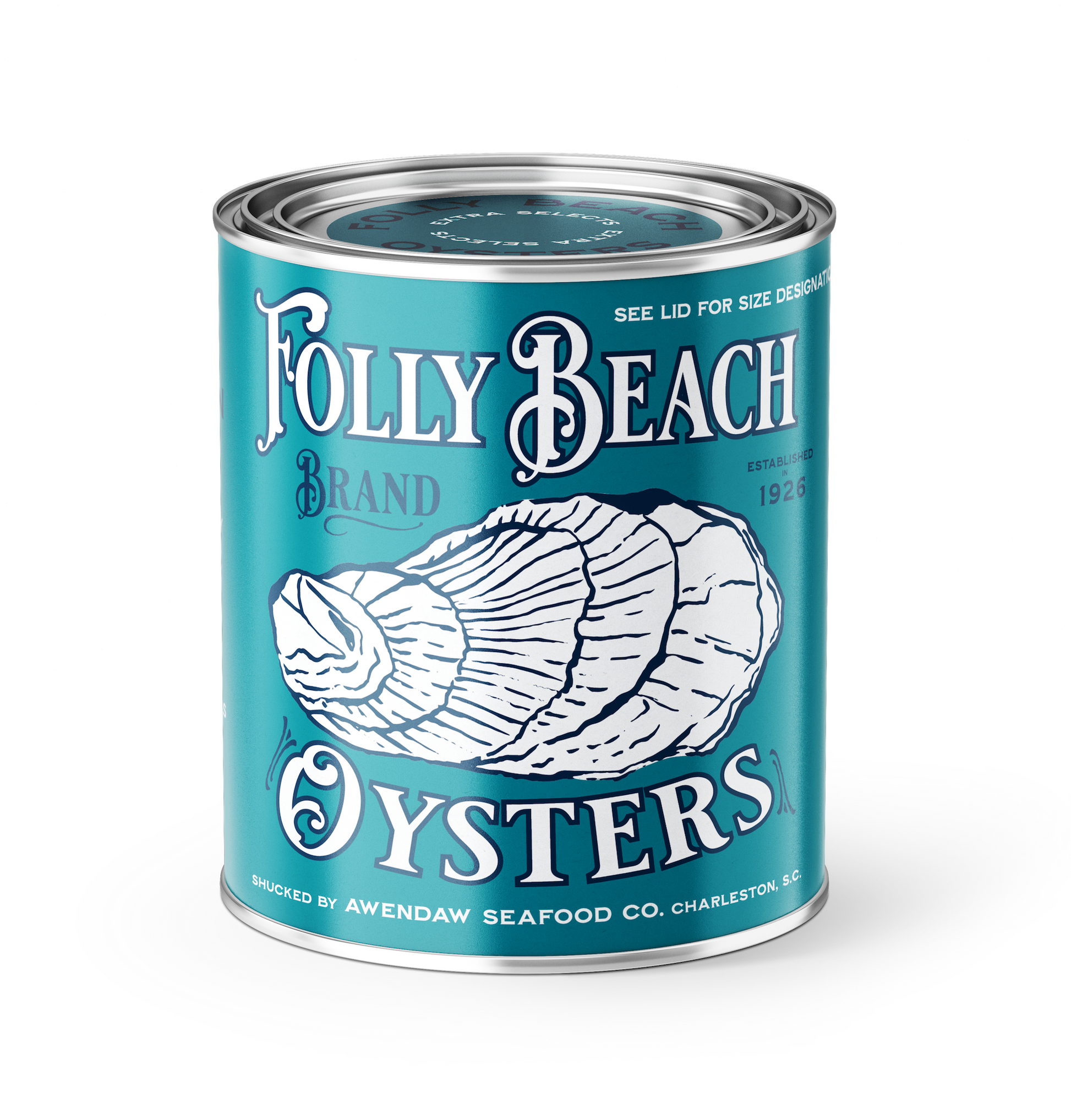 Folly Beach Oysters candle 