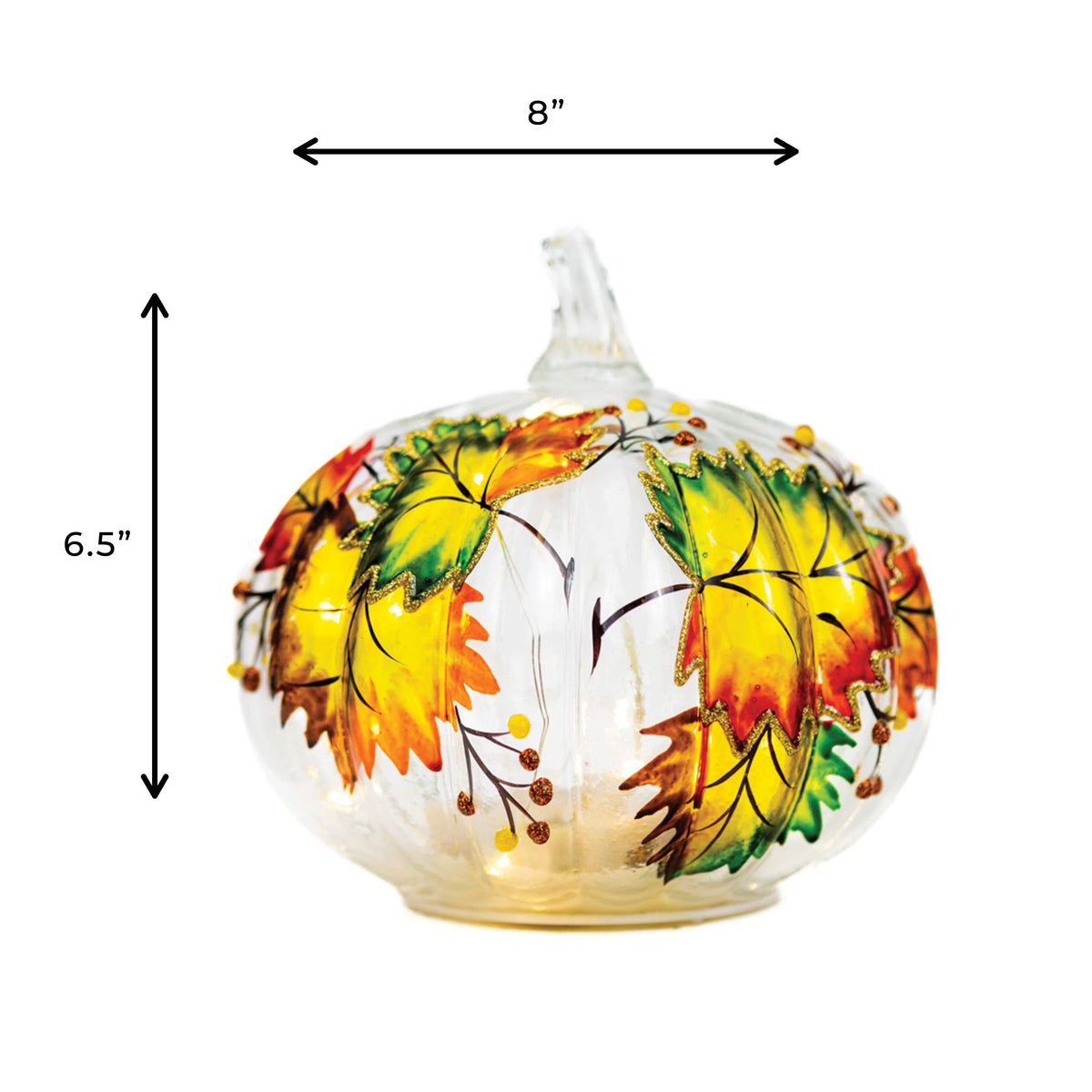 Fallen Leaves Pumpkin LED