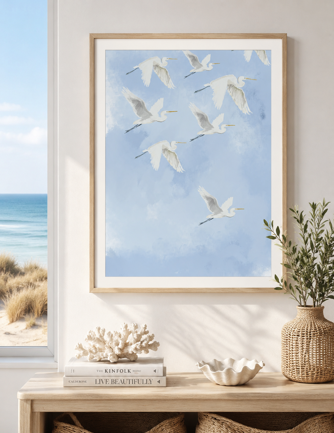 HERONS -Art Print