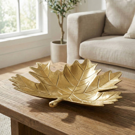Textured Gold Leaf Bowl