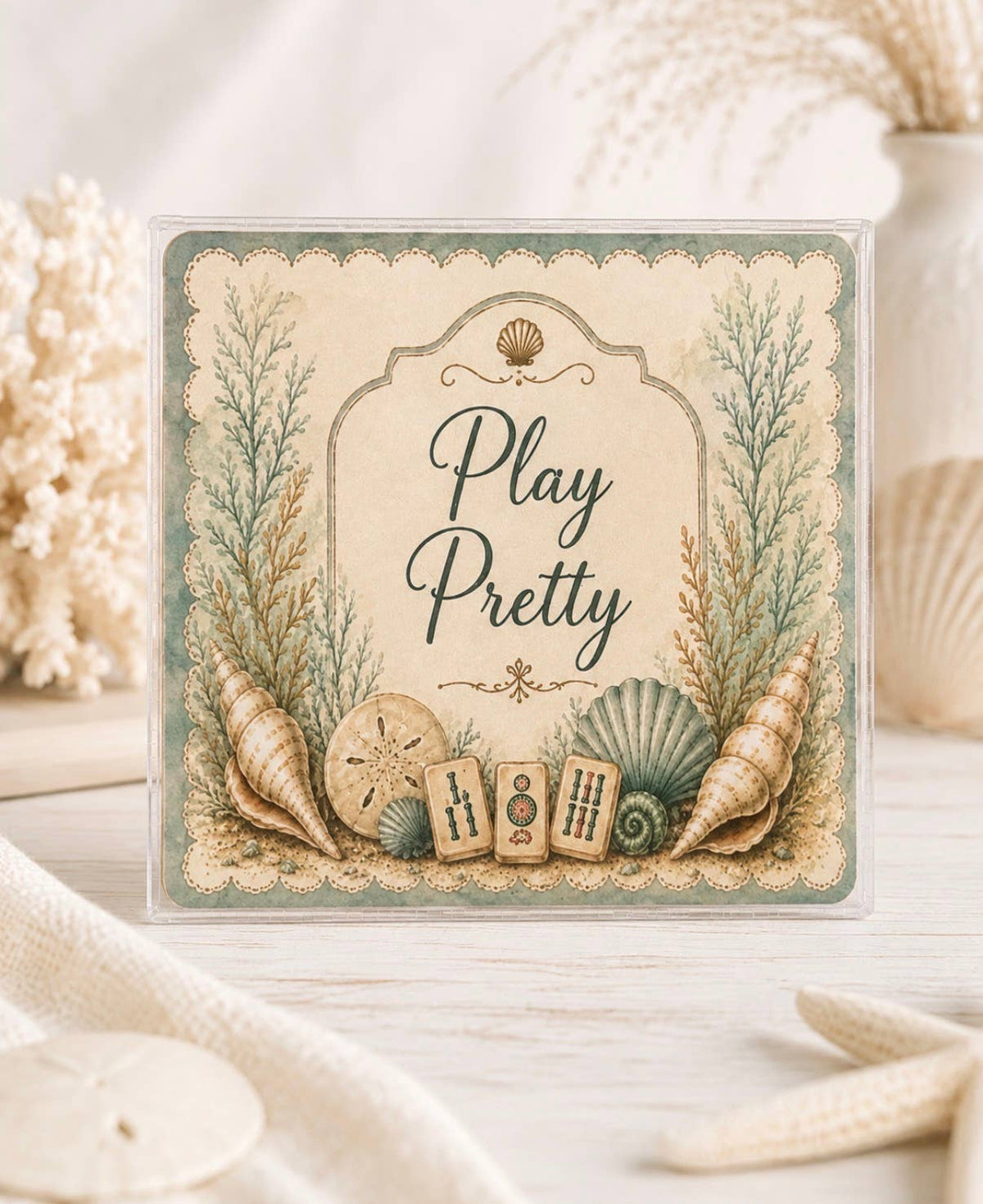 Southern Tiles Society Mahjong Card Sleeve Cover