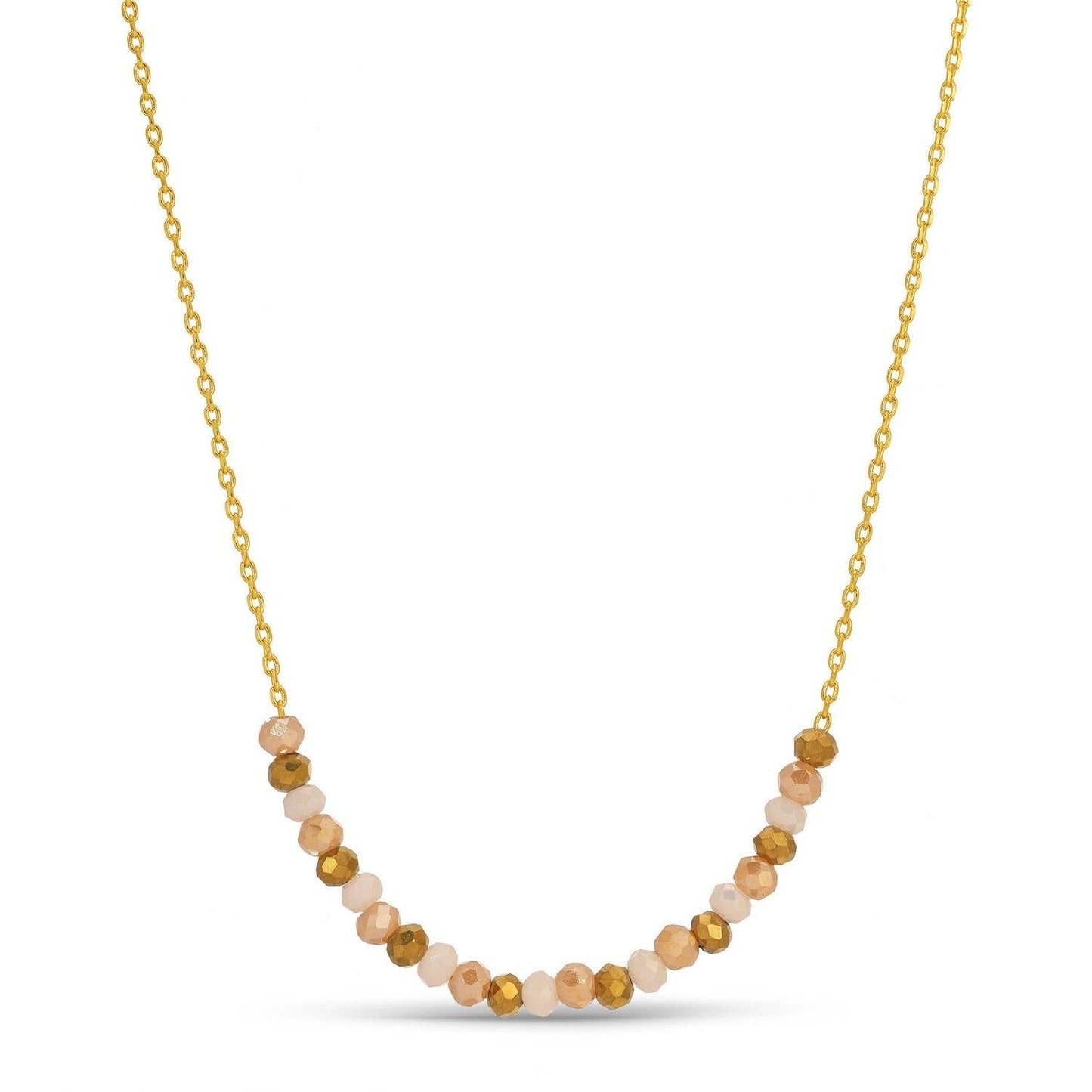 Delicate Crystal Accented Necklace