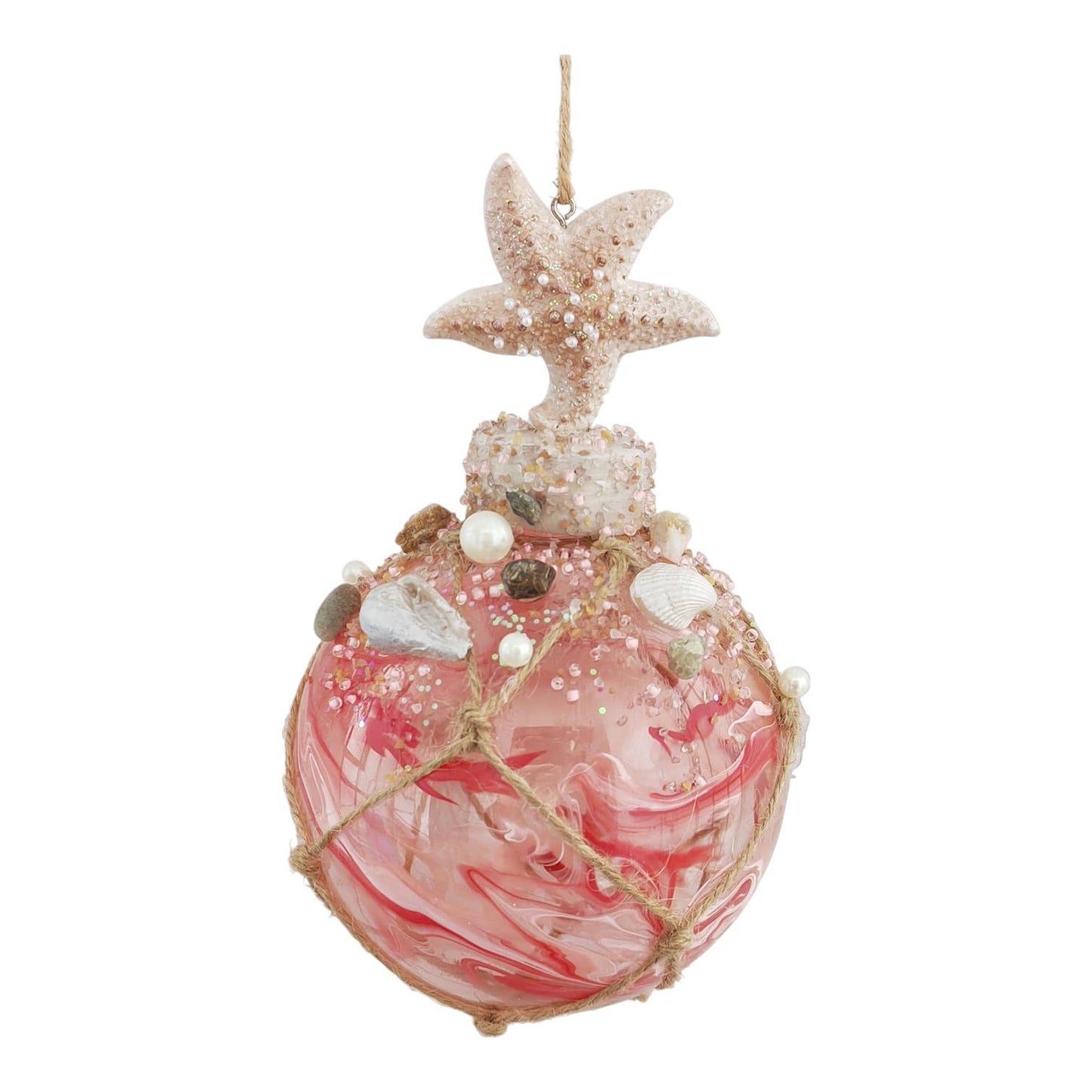 Salmon Ball with a Starfish Ornament