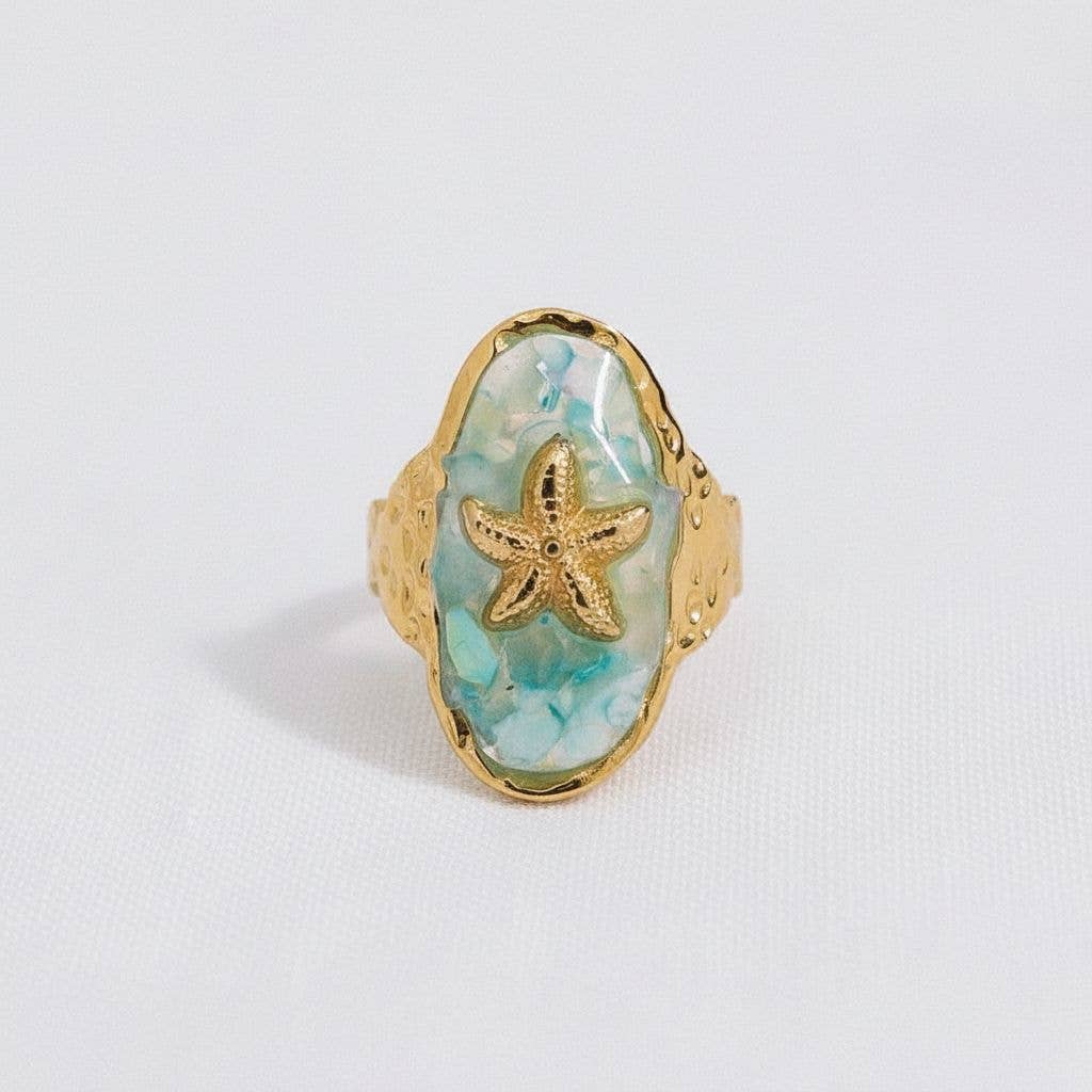 Coastal Star Design Open Ring