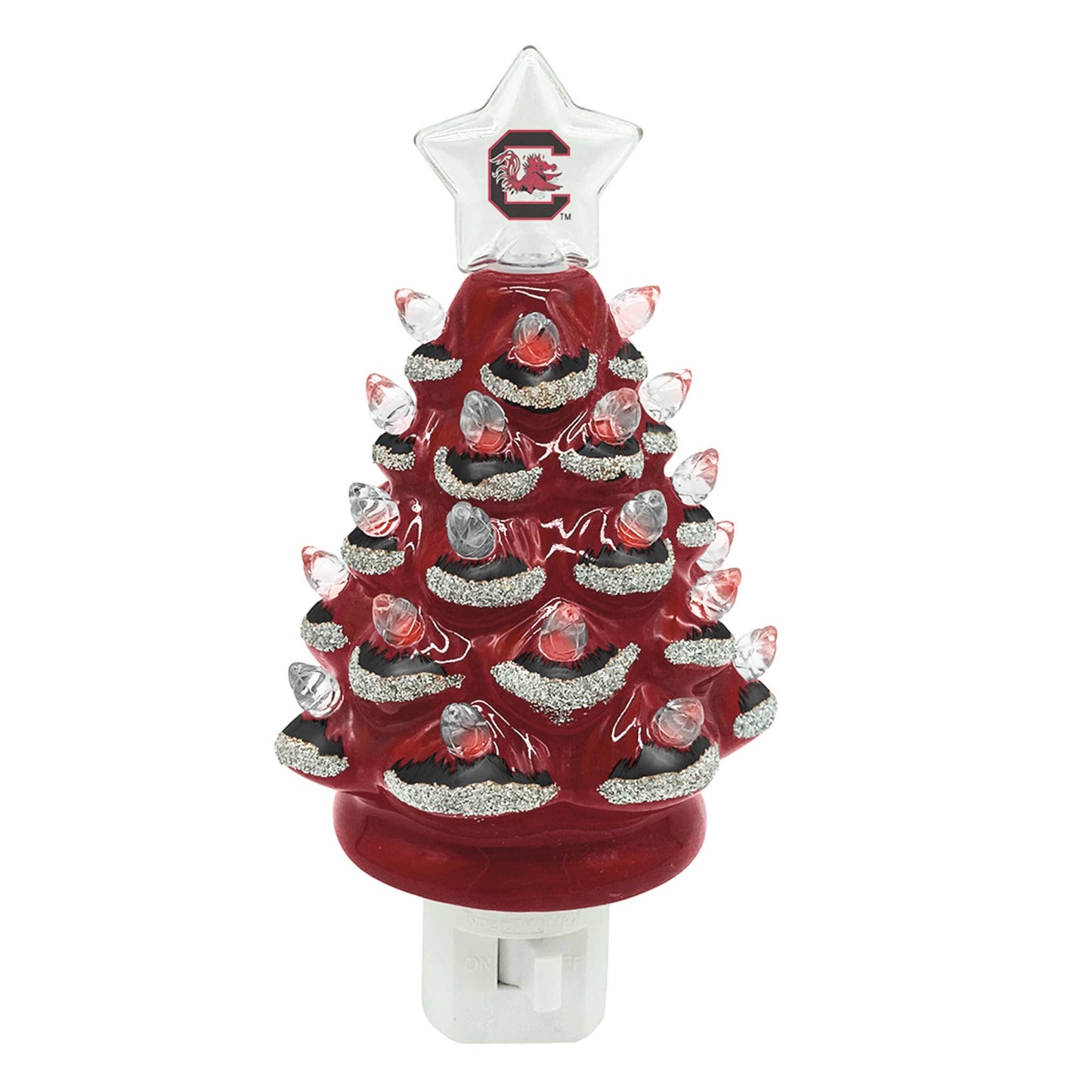 6.5" South Carolina Xmas Tree Nite Lite