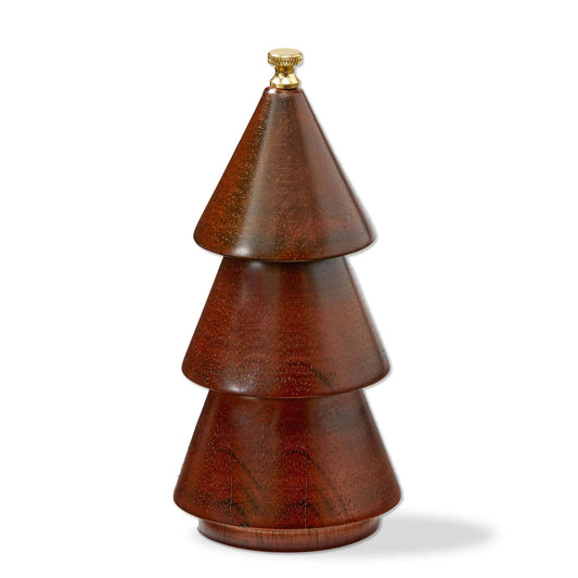 wooden tree pepper grinder