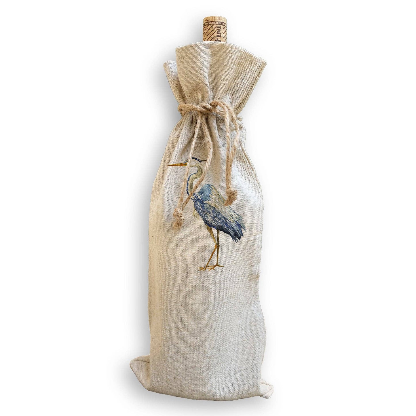 Blue Heron Swedish Dishcloth
