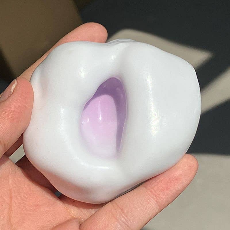 Mochi Squishy Crunchy Sound Ball Stress Relief Fidget Toy