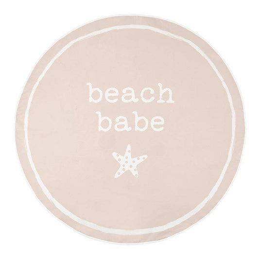 Quick Dry Round Towel - Beach Babe