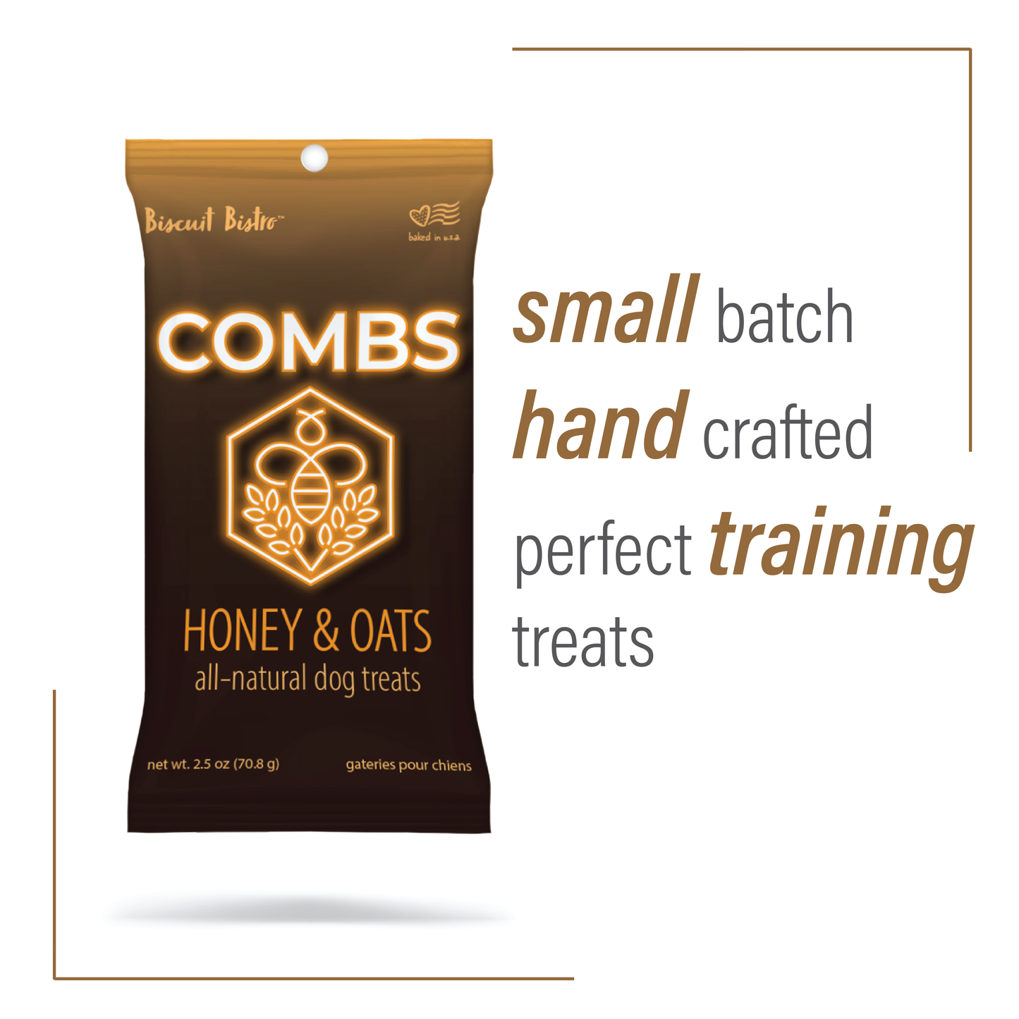 Snack Pack - Combs - Honey & Oat - 2.5 oz