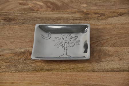 6" Palm Tree & Moon Plate