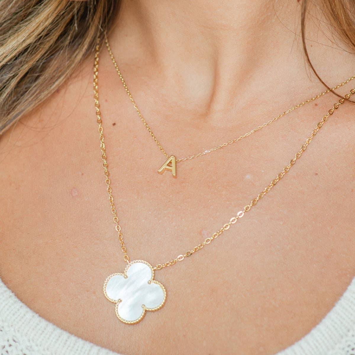 Large Quatrefoil Necklace