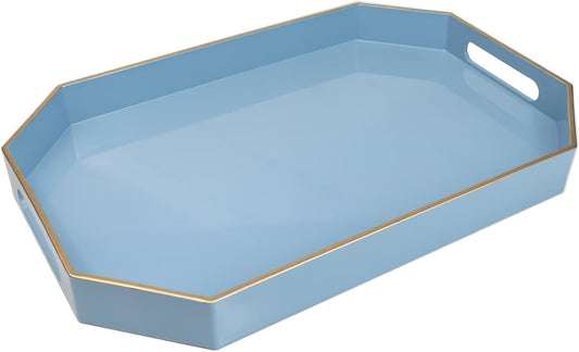 Baby Blue Large Hexagon Tray