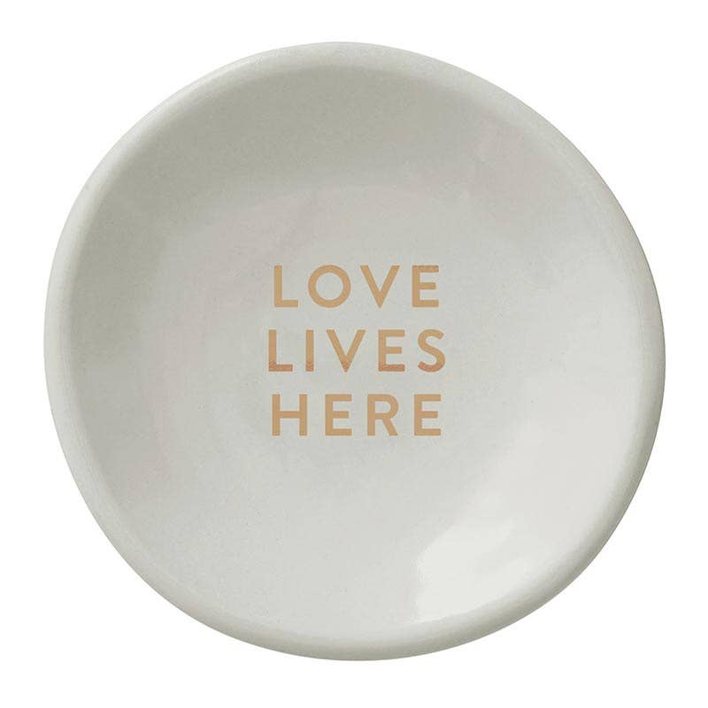 Holiday Stud Earrings & Trinket Tray Sets - Mistletoe Kiss