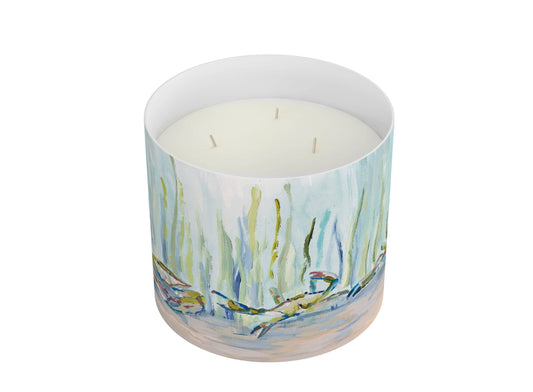 3-Wick Bay Blues Candle by Kim Hovell