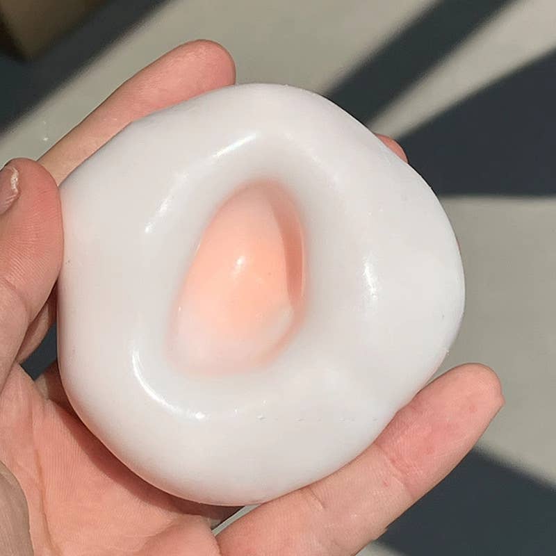 Mochi Squishy Crunchy Sound Ball Stress Relief Fidget Toy