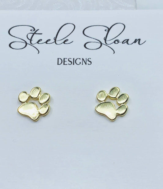 Tiger Paw Earrings