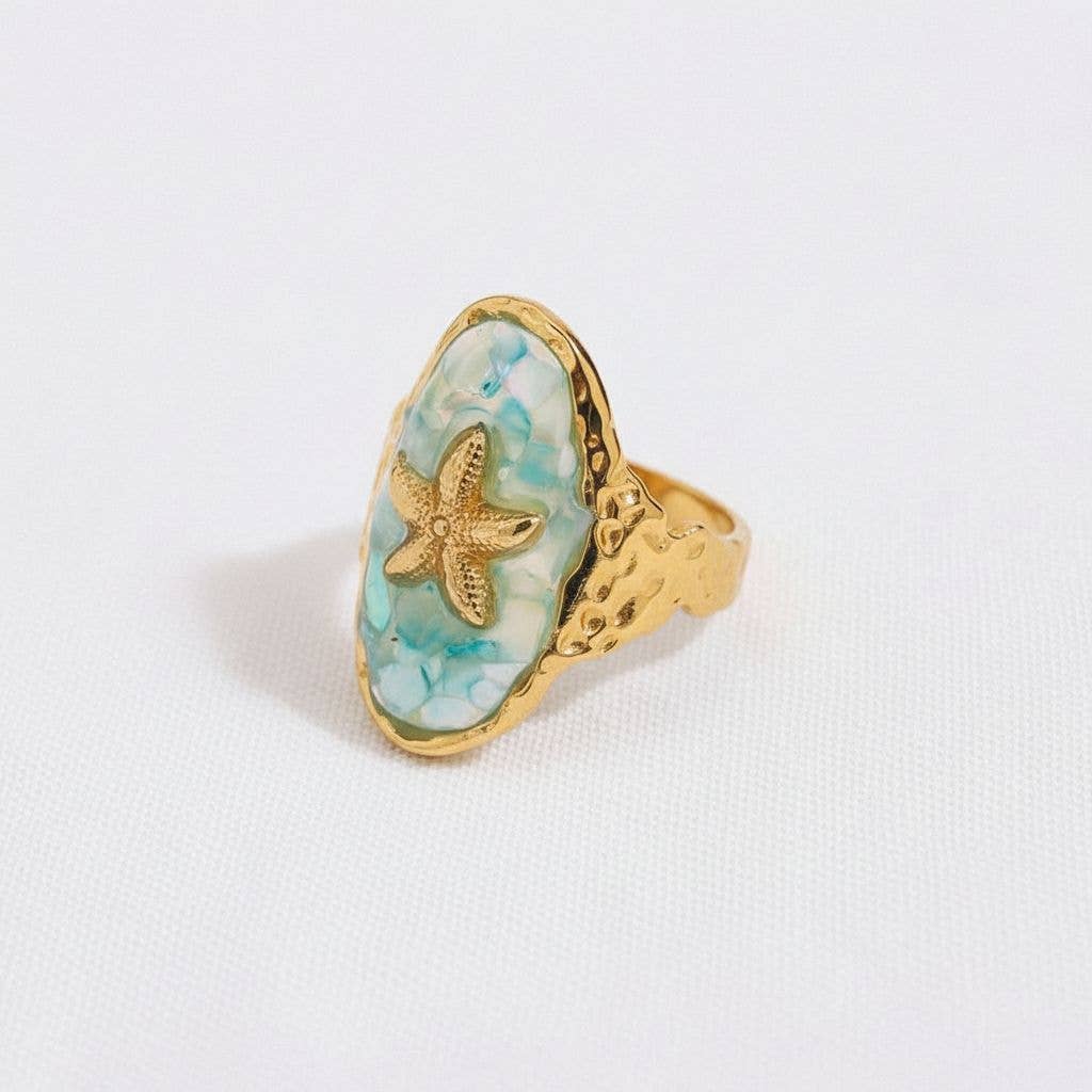 Coastal Star Design Open Ring