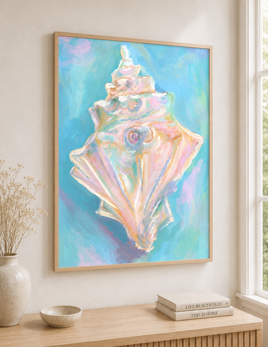 PASTEL SHELL - Art Print