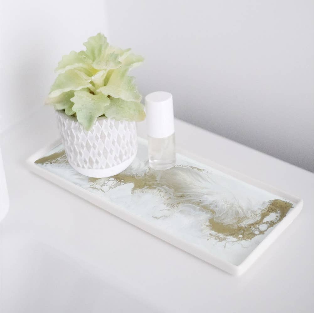 Large Ceramic Resin Trays