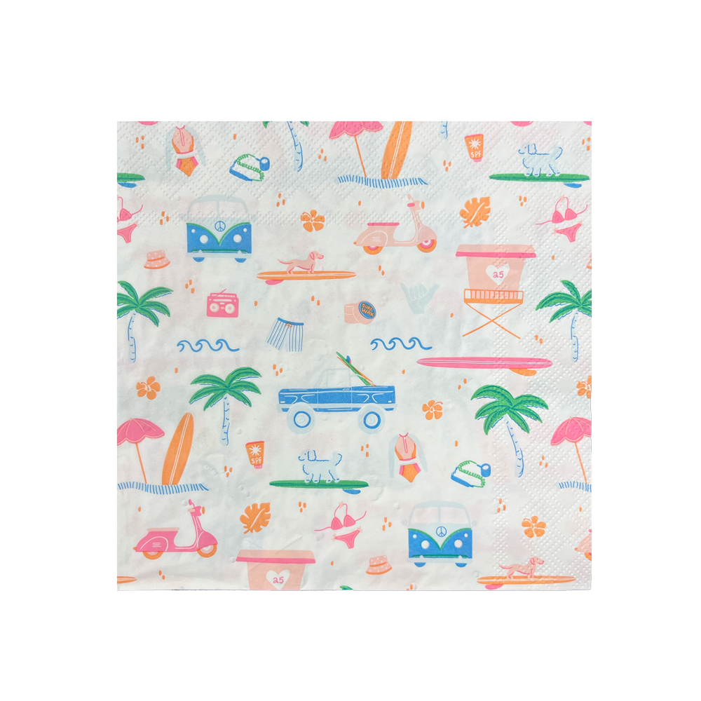 Jollity & Co. + Daydream Society Surf's Up Napkins - Thumbnail 2
