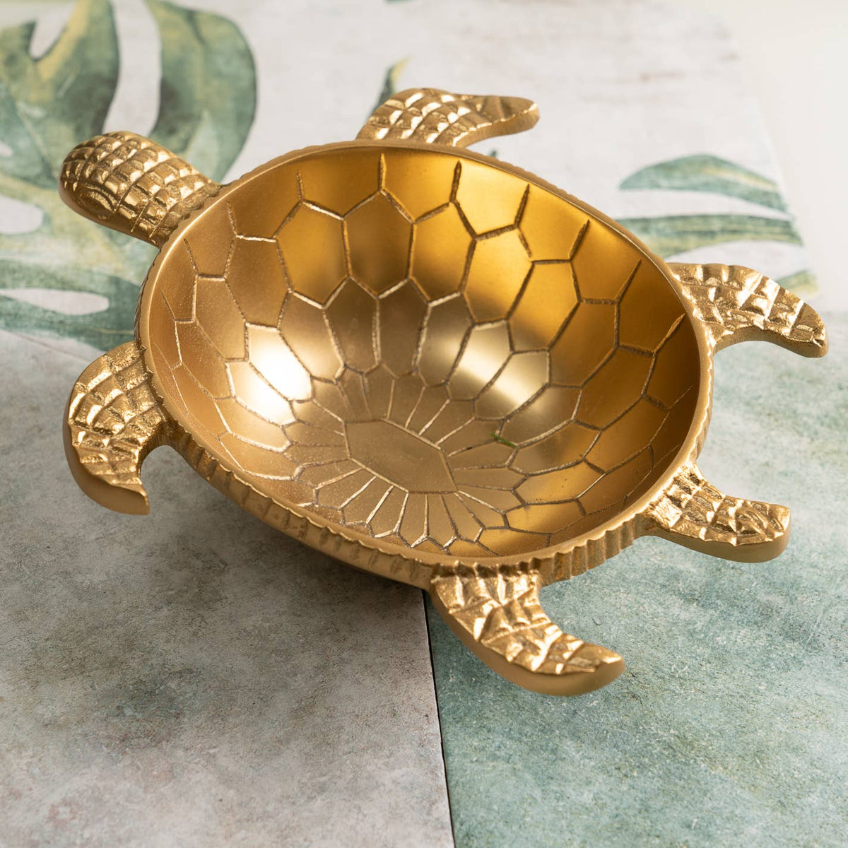 Golden Sea Turtle Bowl