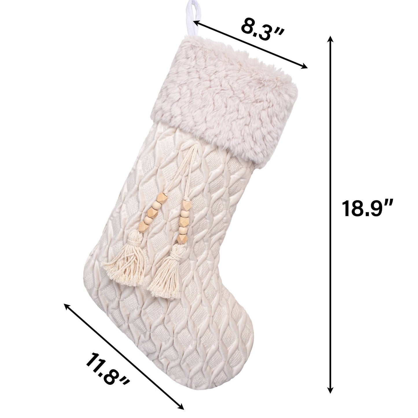 Christmas Stockings White Bohemian-style