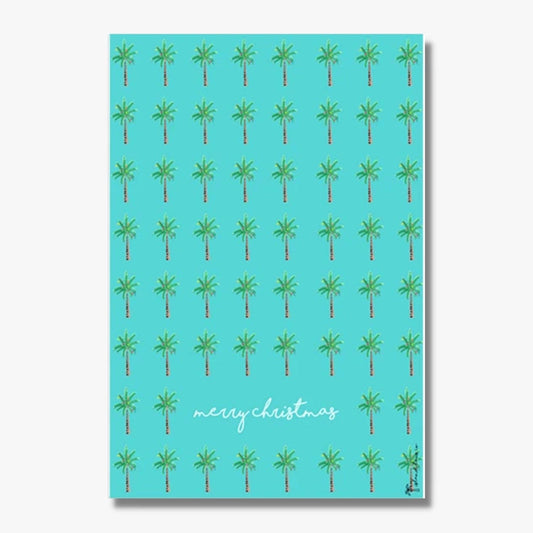 Holiday Palm Tree Tea Towel