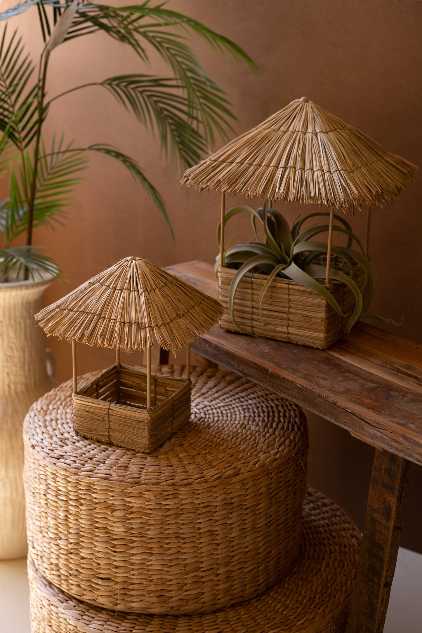 SEAGRASS AND IRON TIKI HOUSES