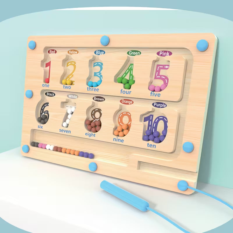 Magnetic Color & Number Game