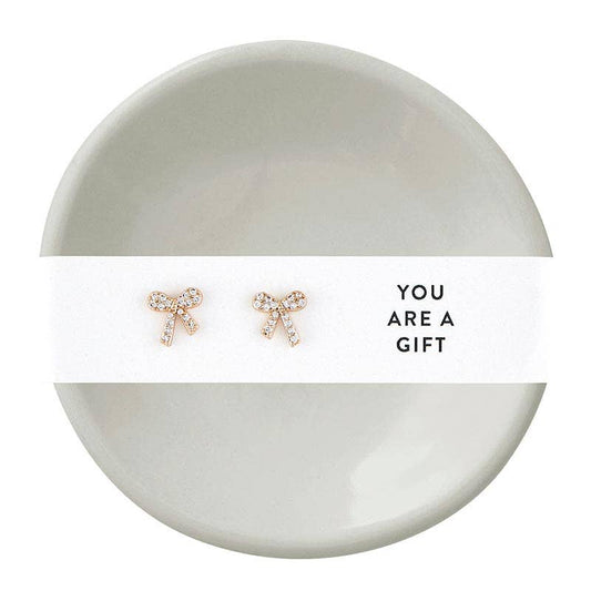 Stud Earrings & Trinket Tray Sets - You are a Gift