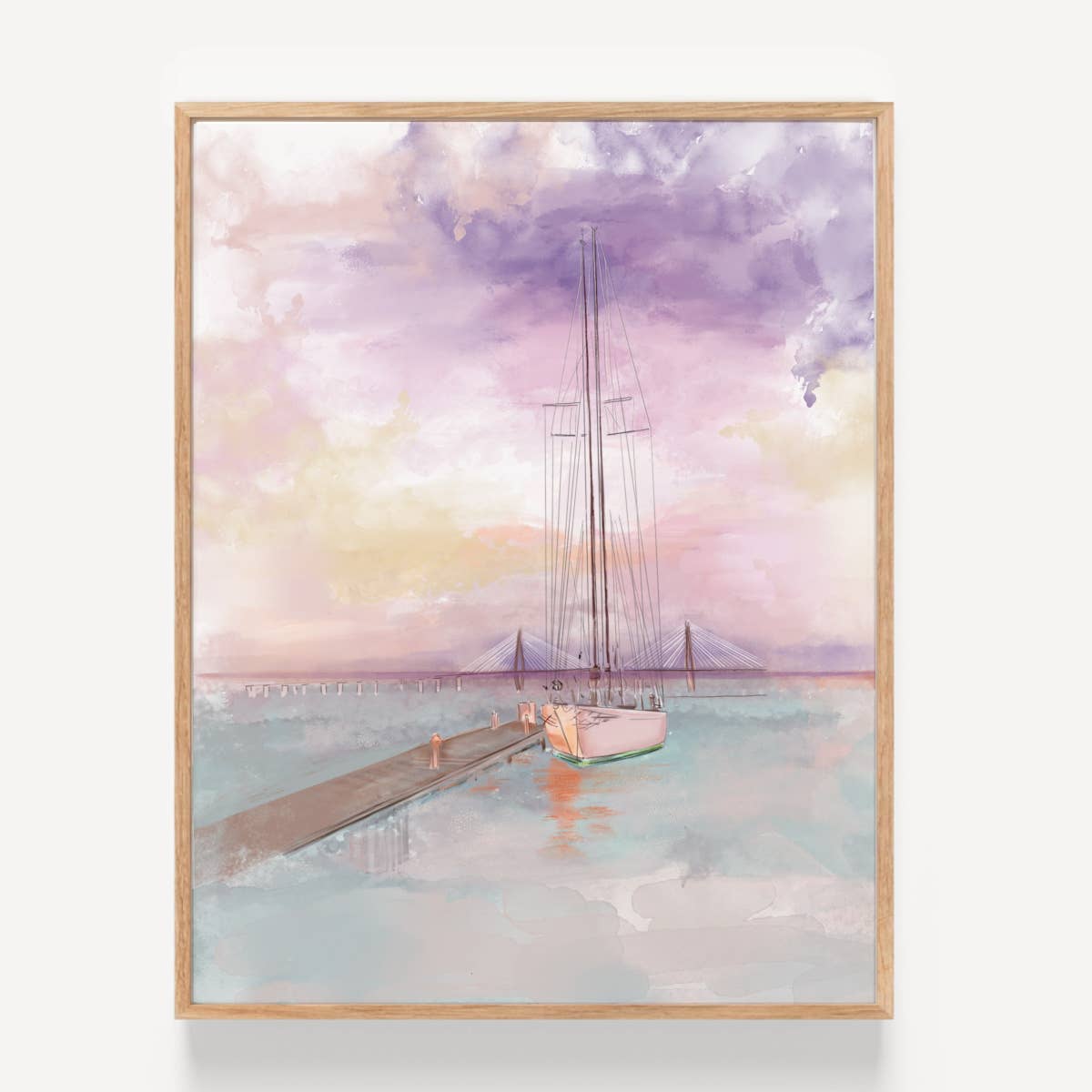 SHEM CREEK, SC - Art Print