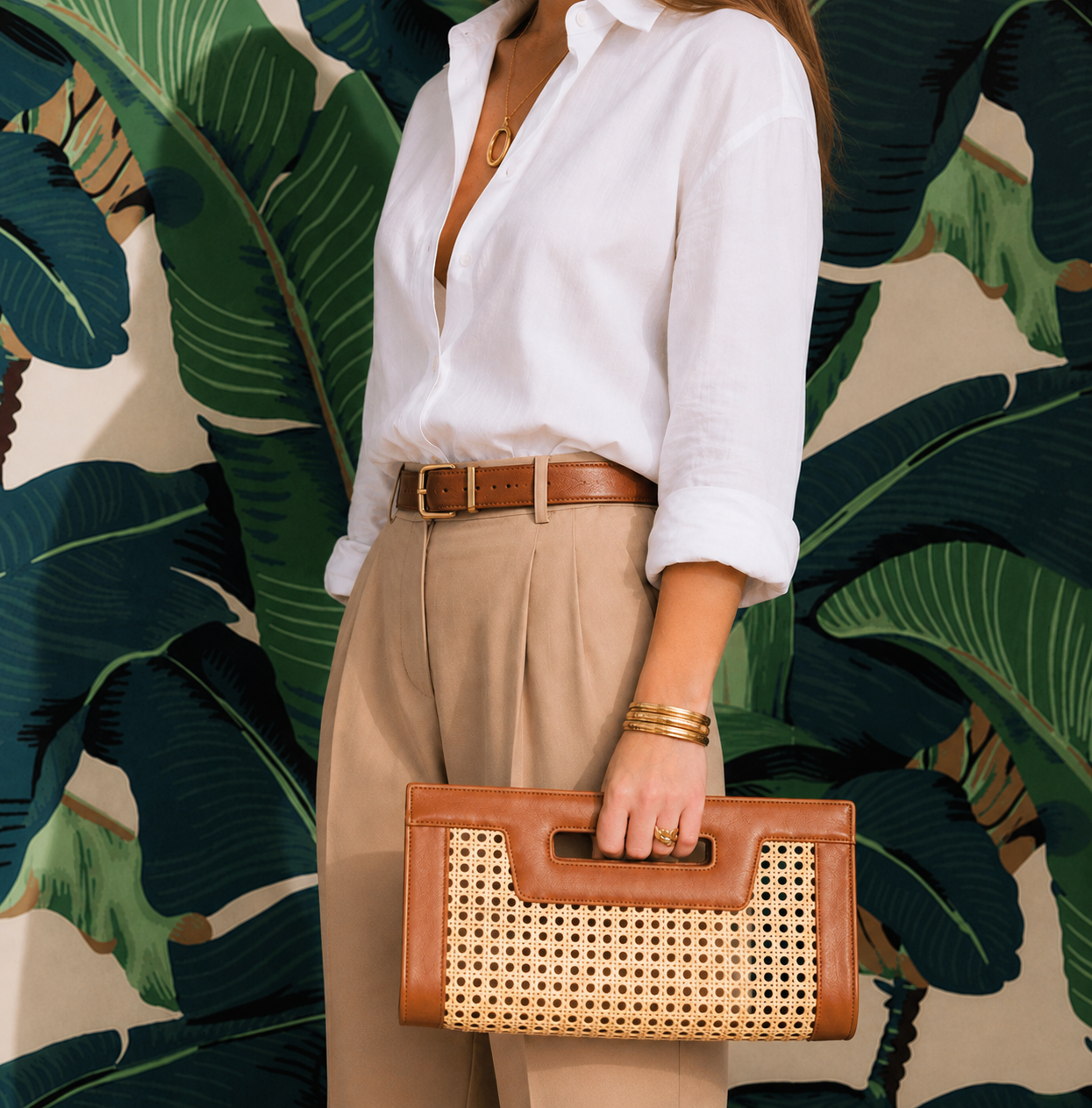 Kiawah Clutch- Brown