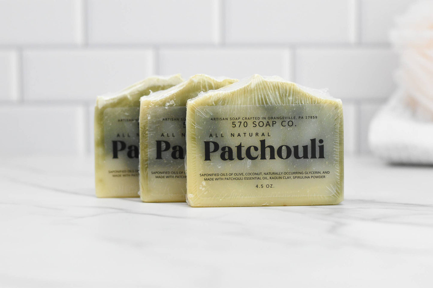 Patchouli Essential Oil Bar Soap - All Natural