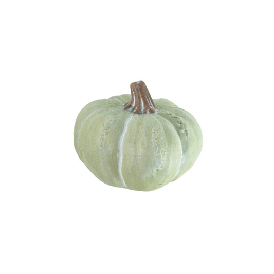 5.75" Chalky Green Pumpkin Fall Autumn