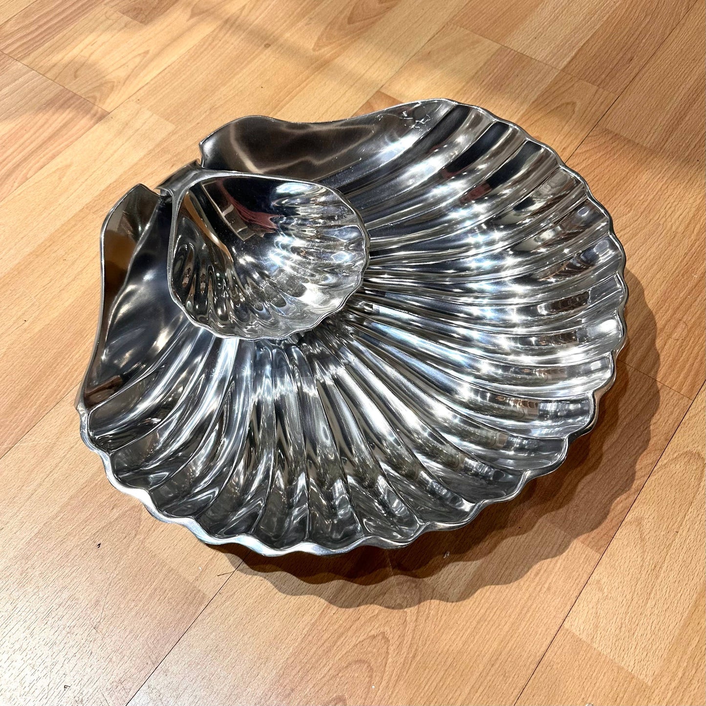 Polished Cockleshell Chip & Dip S/2