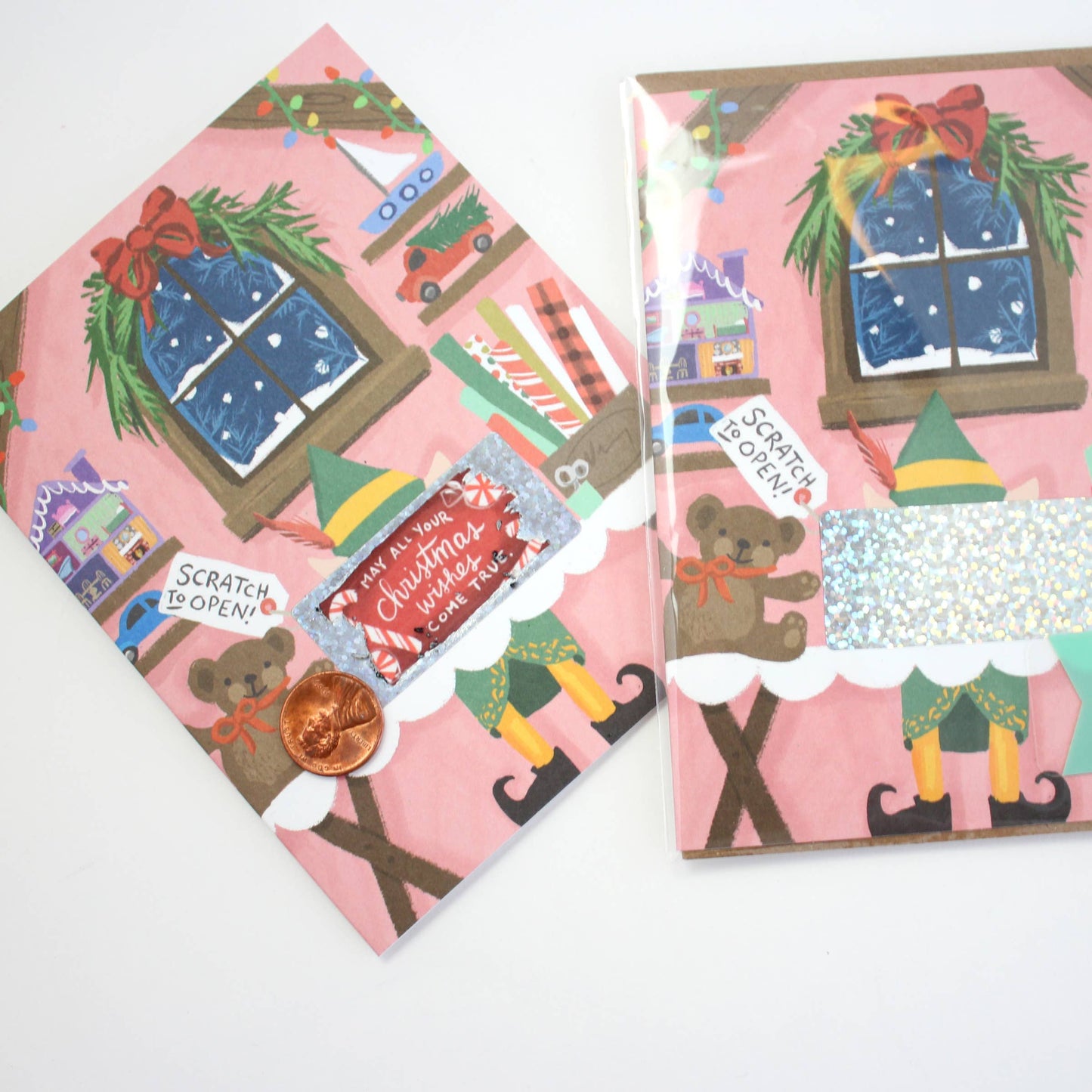 Scratch-off Card - Santa's Workshop - Holiday