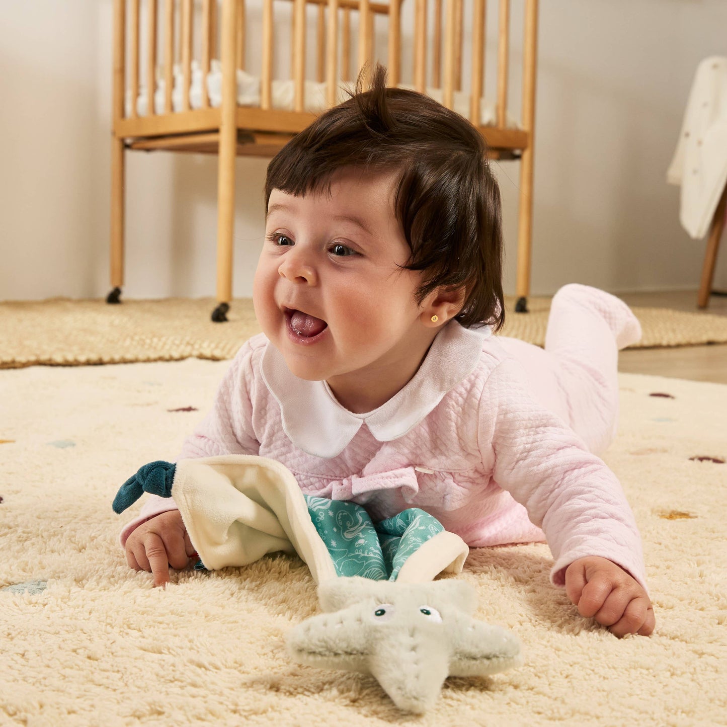 Ocean Collection: 2pc Baby Gift Set - Rattle & Lovey