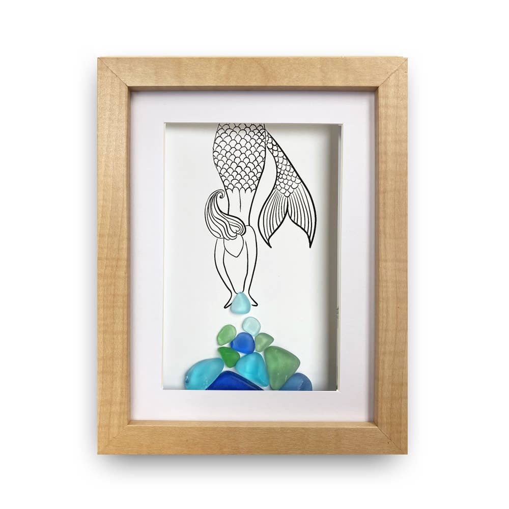 Mermaids stash, Sea Glass ART