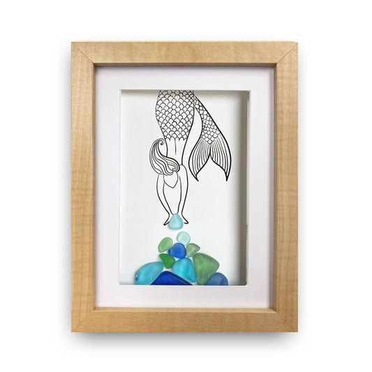 Mermaids stash, Sea Glass ART